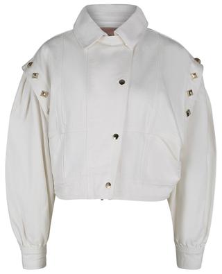 Cotton denim jacket TWINSET