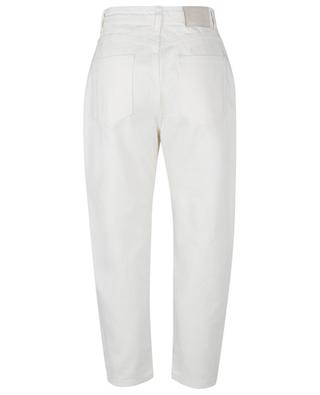 Straight-leg, high-rise cotton jeans TWINSET