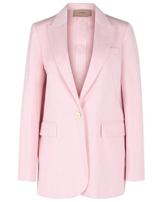 Cotton and linen tailored jacket TWINSET