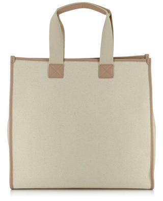 Textile and leather tote bag TWINSET