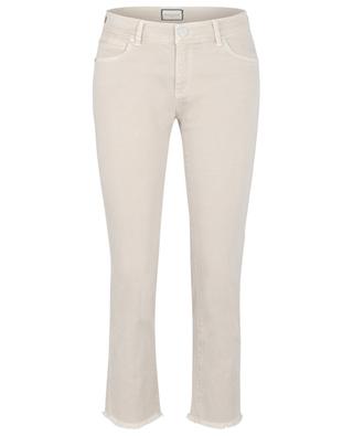 Claire Cropped frayed slim fit cotton stretch jeans SEDUCTIVE