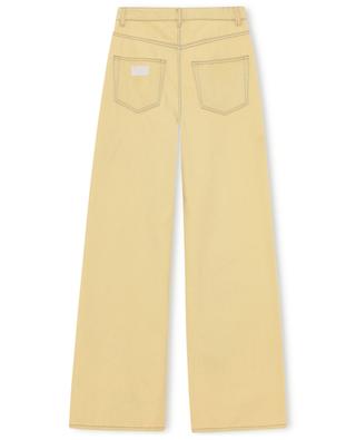 Weite Jeans mit hoher Taille aus Bio-Baumwolle Magny Rutabaga GANNI