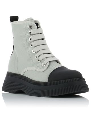 Hohe Canvas-Sneakers Creepers GANNI