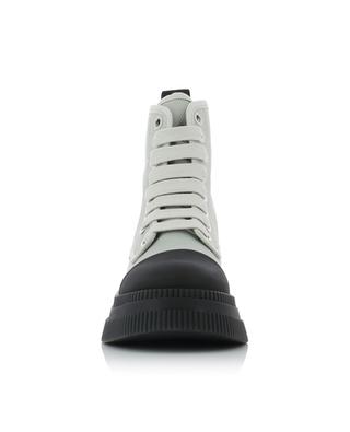 Creepers high-rise canvas sneakers GANNI