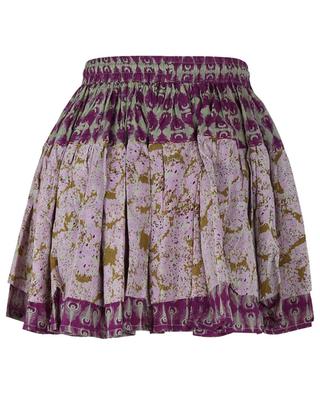 Double Mini Volant cotton short skirt YVONNE S