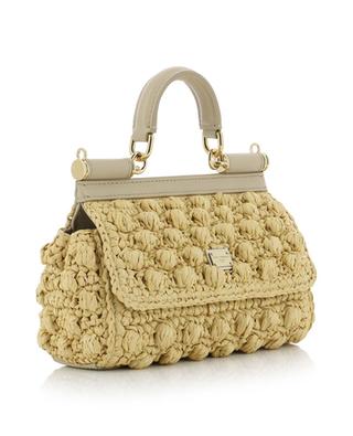 Sicily Small crocheted raffia handbag DOLCE & GABBANA