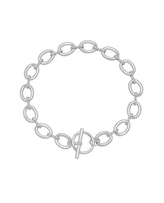 Chain bracelet with oval links and T-clasp ESTELLA BARTLETT