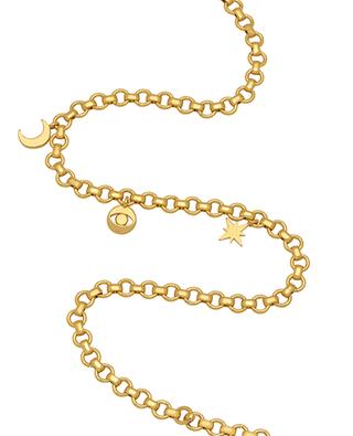 Necklace with thick links and celestial charms ESTELLA BARTLETT