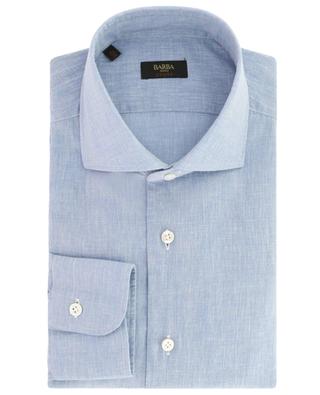 Linen and cotton long-sleeved shirt BARBA