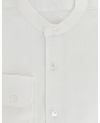 Mandarin collar cotton long-sleeved shirt BARBA