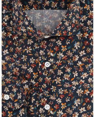 Langärmliges Hemd aus Baumwolle mit Blütenprint BARBA