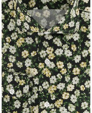 Langärmliges Hemd aus Baumwolle mit Blütenprint BARBA