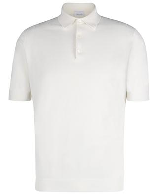 Cotton short-sleeved knit polo shirt GIAMPAOLO