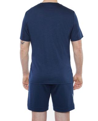 Merinowoll-T-Shirt mit V-Ausschnitt Rivaz EMYUN
