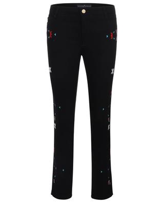 Slim-Fit jeans adorned with ethnic embroideries ERMANNO SCERVINO