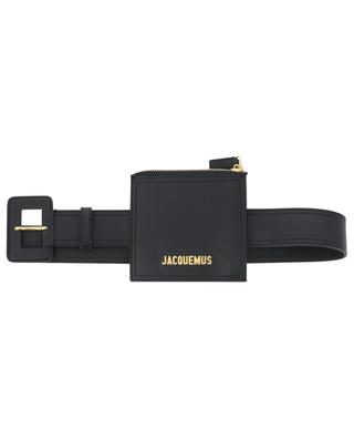 La ceinture Carrée leather belt with pouch JACQUEMUS