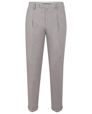 Tailored linen and cotton trousers B SETTECENTO
