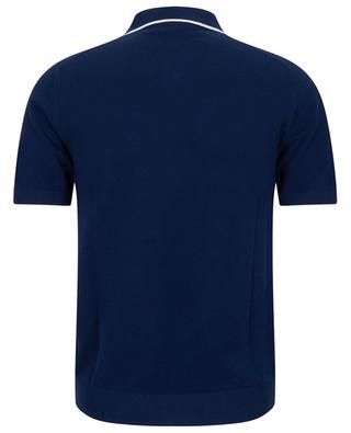 Cotton short-sleeved polo shirt GRAN SASSO