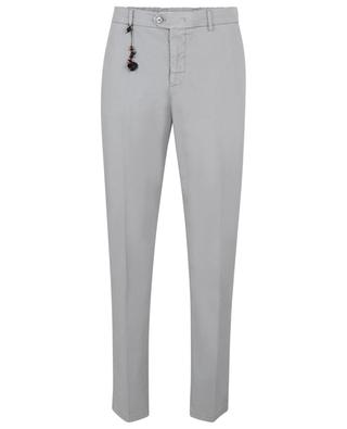 Evo cotton and lyocell slim fit trousers MARCO PESCAROLO