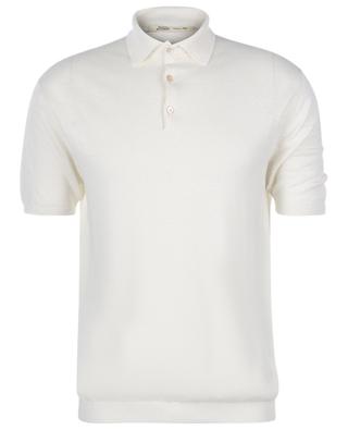Short-sleeved linen polo shirt MAURIZIO BALDASSARI