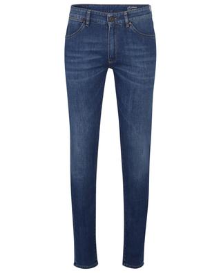 Swing cotton-blend slim fit jeans PT TORINO DENIM