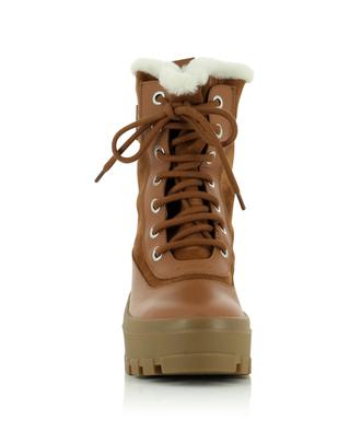 Hero shearling lined lace-up ankle boots MACKAGE