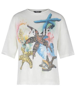 T-shirt à manches courtes en lin Sea Life PRINCESS