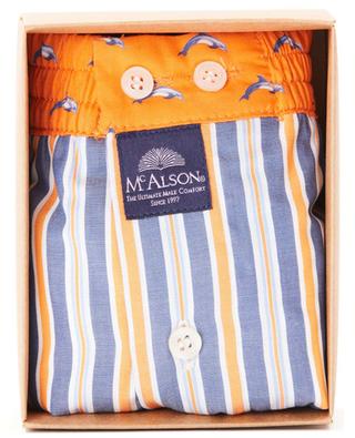 Striped dolphin print waistband boxer briefs MC ALSON