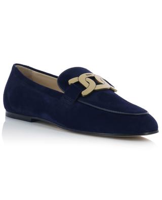 Kate chain detail adorned suede loafers TOD'S