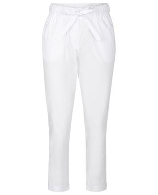 Faya cotton-blend cropped trousers ARMARGENTUM