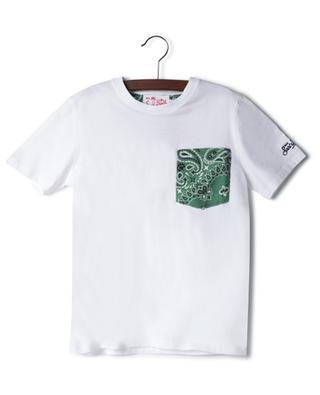 Jungen-T-Shirt aus Baumwolle Kea Bandanna Round MC2 SAINT BARTH