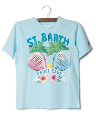 T-shirt garçon imrpimé Padel Raquet Josh MC2 SAINT BARTH
