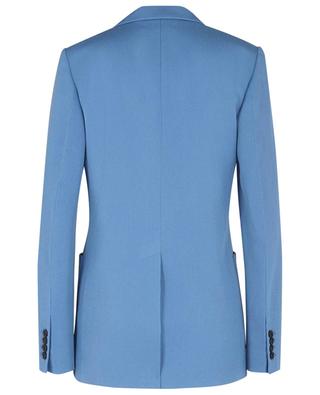 Soft Blue fitted single-breasted wool blazer VICTORIA BECKHAM