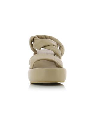 Destiny nappa leather wedge sandals CLERGERIE