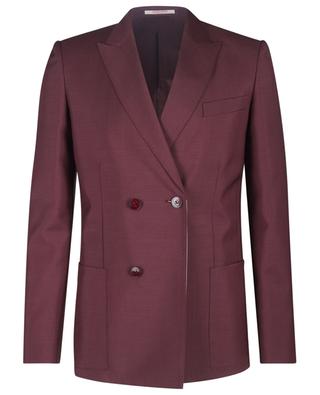 Double-breasted mohair and wool blazer VALENTINO