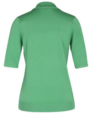 Short-sleeved cotton blend knit polo shirt BONGENIE GRIEDER