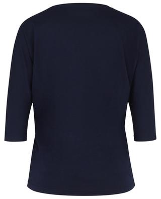 Fluid V-neck three-quarter batwing sleeve T-shirt BONGENIE GRIEDER