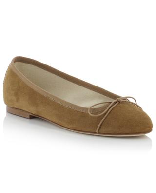 Riva leather round-toe ballet flats ANNIEL