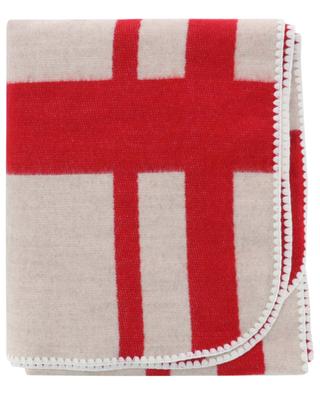 Plaid motif croix suisse ANGEL DES MONTAGNES