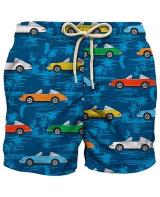 Lighting Vintage Cars printed boys' swim shorts MC2 SAINT BARTH