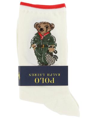 Chaussettes en coton à motifs Urban Zen Bear Crew POLO RALPH LAUREN