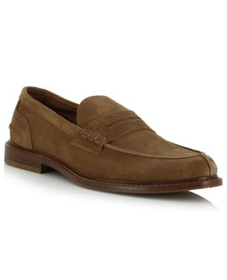 Penny Loafers in suede BRUNELLO CUCINELLI