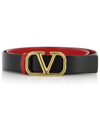 VLogo Signature reversible leather belt - 3 cm VALENTINO