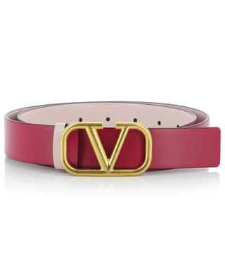 VLogo Signature reversible leather belt - 3 cm VALENTINO