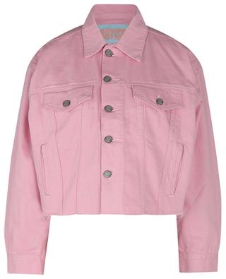 Oversize Crop cotton denim jacket BOYISH