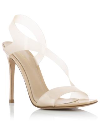 Metropolis 105 plexiglass and patent leather heeled sandals GIANVITO ROSSI