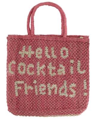 Hello Cocktail Friends jute tote bag THE JACKSONS