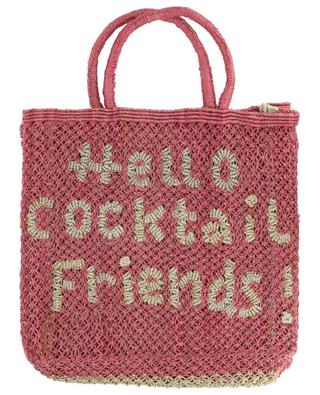 Hello Cocktail Friends jute tote bag THE JACKSONS