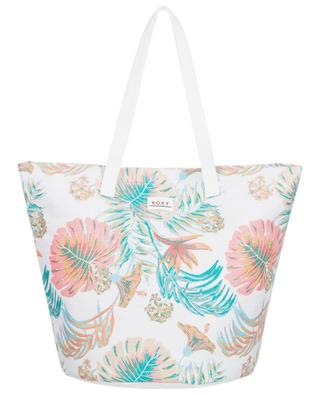 French Spot 30 L floral straw beach tote bag ROXY