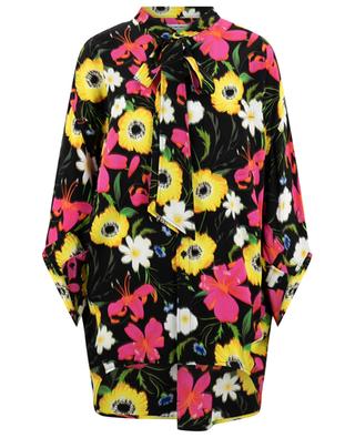 Twited Swing floral necktie blouse BALENCIAGA